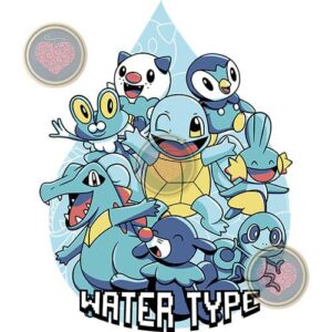 pokemon-arte-water-type-squad