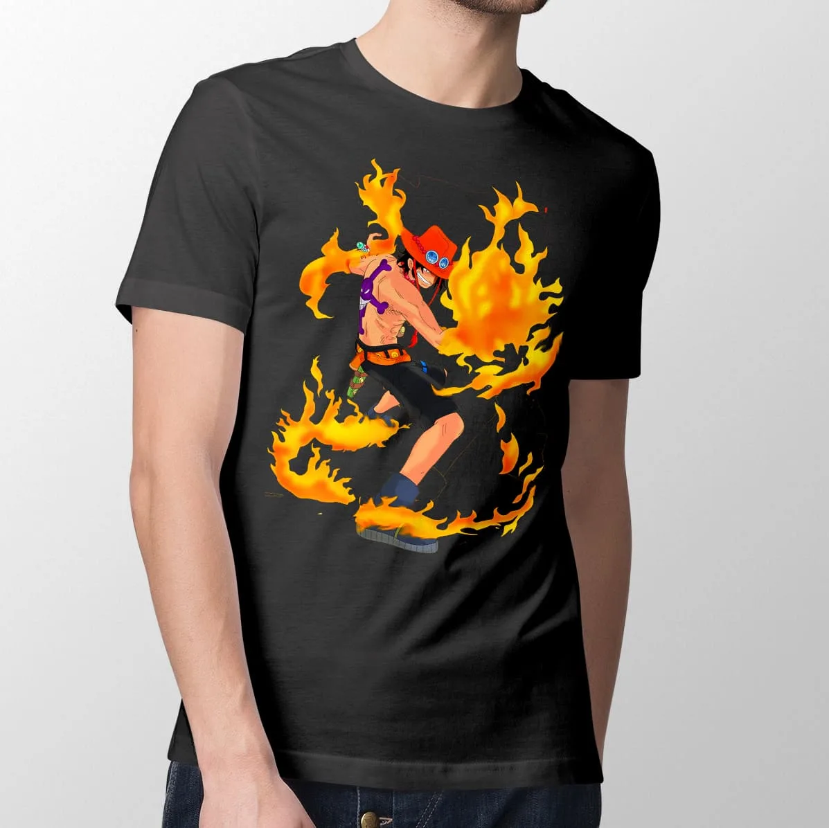 one-piece-masc-preta-Ace-on-Fire