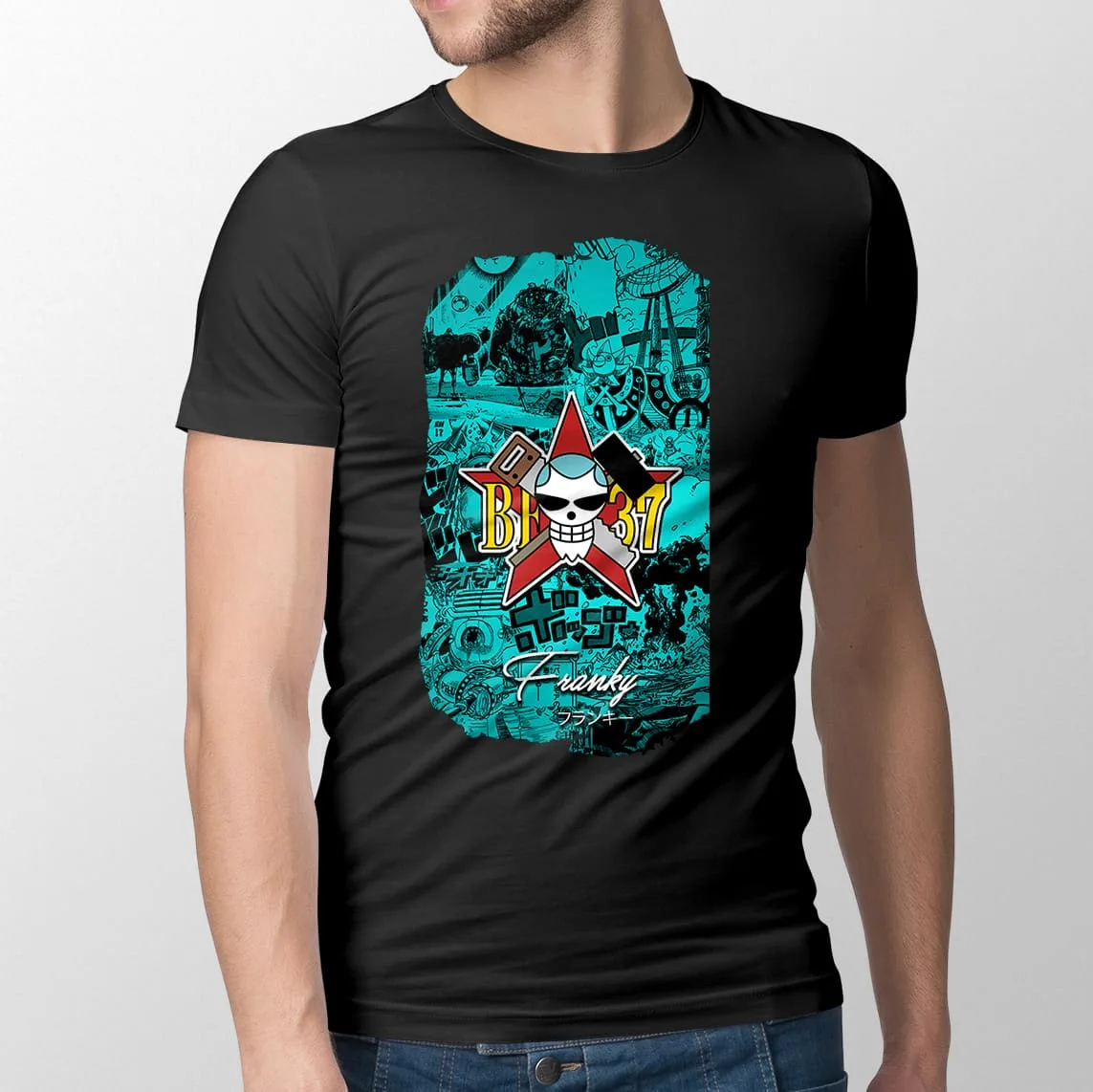 one-piece-masc-preta-franky-symbol